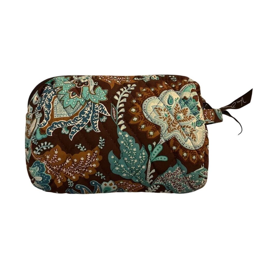 Vera Bradley Java Blue Quilted Mini Cosmetic Bag … - image 2
